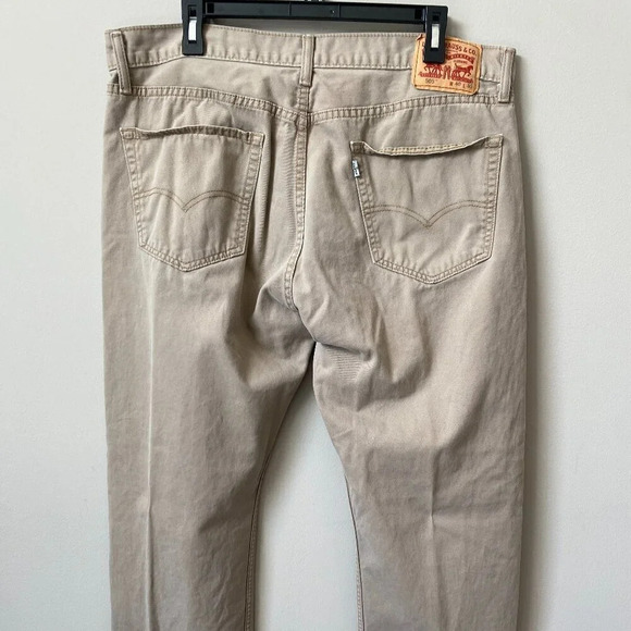 Levi's 505 Men's 40x30 Regular Fit Twill Mid-Rise Straight Leg Denim Jeans Pants - Picture 10 of 16
